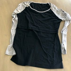 Nursing long sleeve. Minor wear.